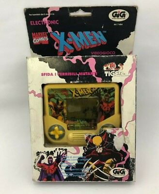 Vintage Xmen Marvel GIG Tiger Electronics Handheld Video Game 1988 X-Men Comics