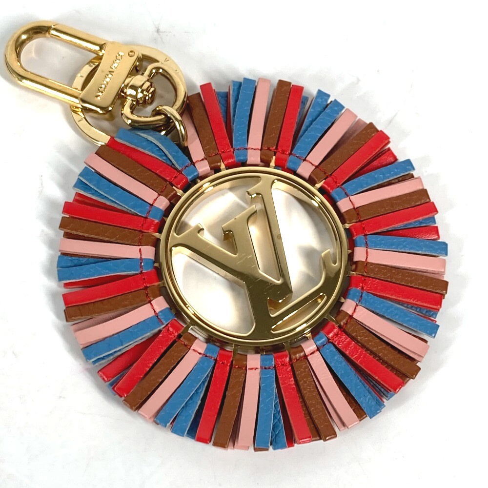 LOUIS VUITTON M68463 Portocle LV fringe Bag Charm Key Holder