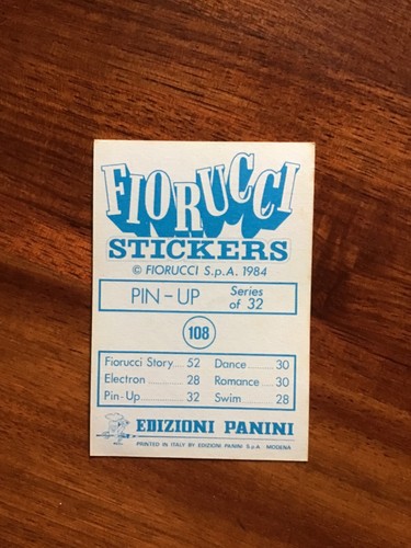 STICKERS FIORUCCI 1984 - con Velina - Foto 83 di 141