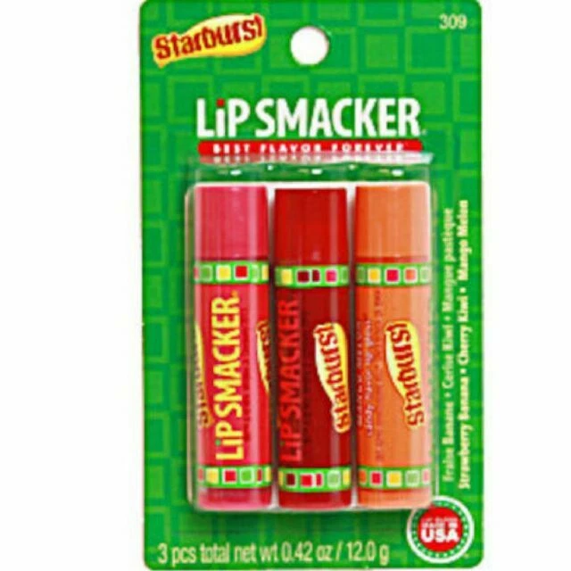 Trio de barras para Lip Smacker maquillaje de labios