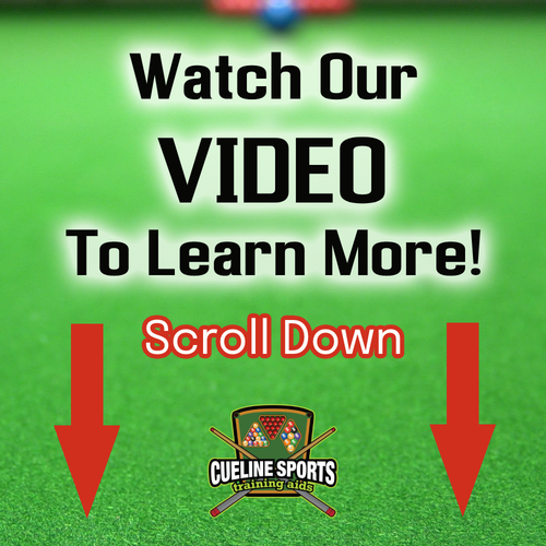 Snooker,Pool & Billiards Training Aid For a True Cue Action- Watch Video ! - 第 2/4 張圖片