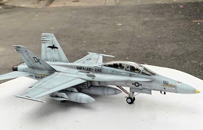 Pre-Order, F/A-18D Hornet Night Attack, F18D Hasegawa, 1/48, Built Pre-Order, F/A-18D Hornet Night Attack, F18D Hasegawa, 1/48, Built