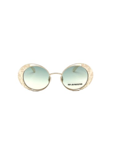 Roberto Cavalli CASCINA 1030 16X Silver Round Blue Mirror 55  display picture 3