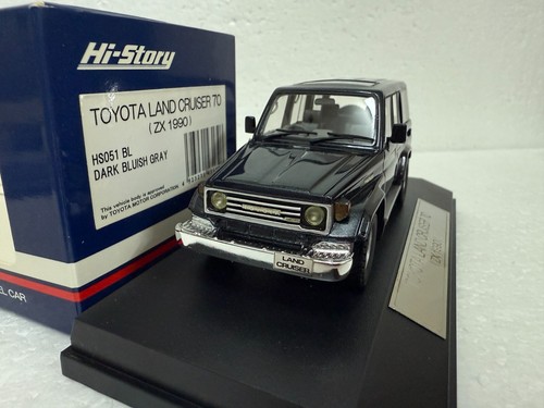 1:43 Hi Story HS051BL Toyota Land Cruiser 70 ZX 1990 JDM resin scale model car - Picture 5 of 14