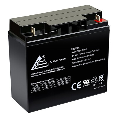 #ad 12V 18AH SLA Battery for Generac 7500 EXL Portable Generator $38.99