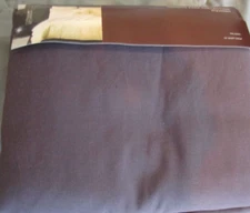 Hudson Park Lattice King bedskirt 16" drop 65% cotton 35% poly grape New