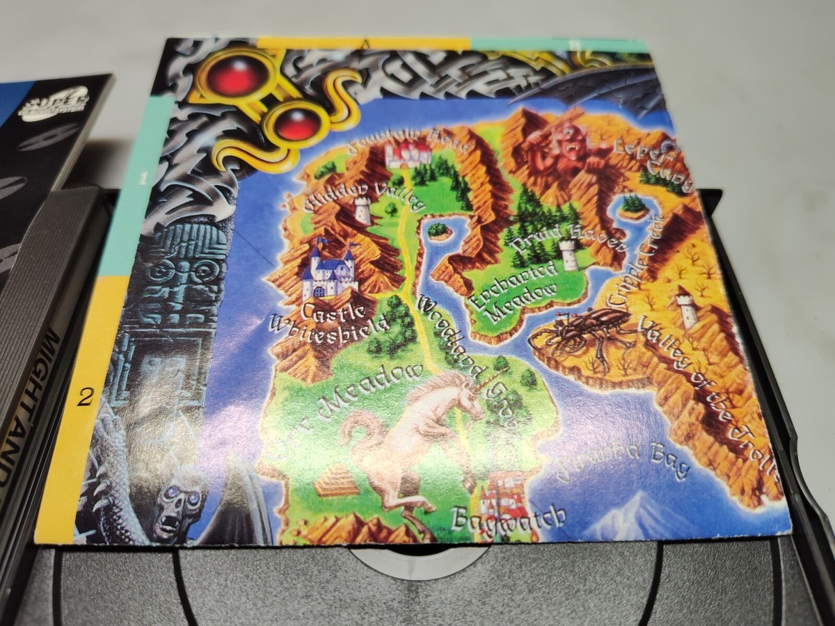 Might and Magic III 3 Isles of Terra TurboGrafx CD Original Game