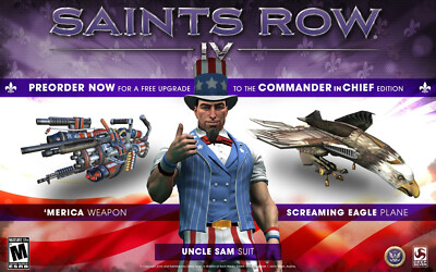 Saints Row IV (4) *COMMANDER in CHIEF EDITION* (PC / DVD-ROM) New