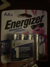 28 packs of aa energizer ultimatum lithium batteries
