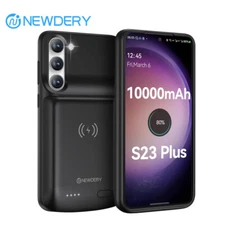 10000mAh Wireless Battery Case For Samsung S23 Plus Power Bank Charging Cover
