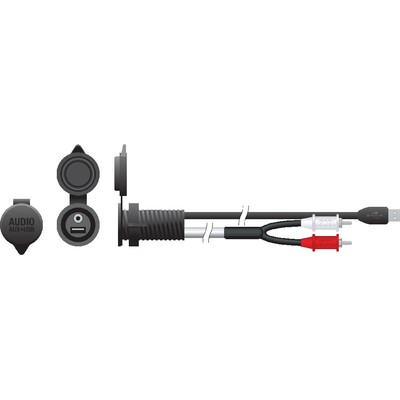 MARINE AUDIO 3.5MM MARINE  MINI-PIN AND USB COMBO PORT