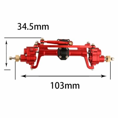 FMS FCX24 Portale In Metallo Asse Completo Anteriore E Posteriore - Foto 11