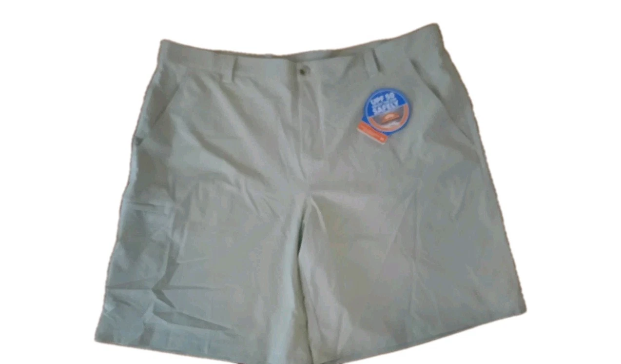 Columbia PFG Omni-Shield Super Grander Malin Lt Green Pin Stripe 10" Shorts sz44