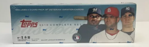 2010 Topps Factory Sealed Set - 5 Card pack of Veterans