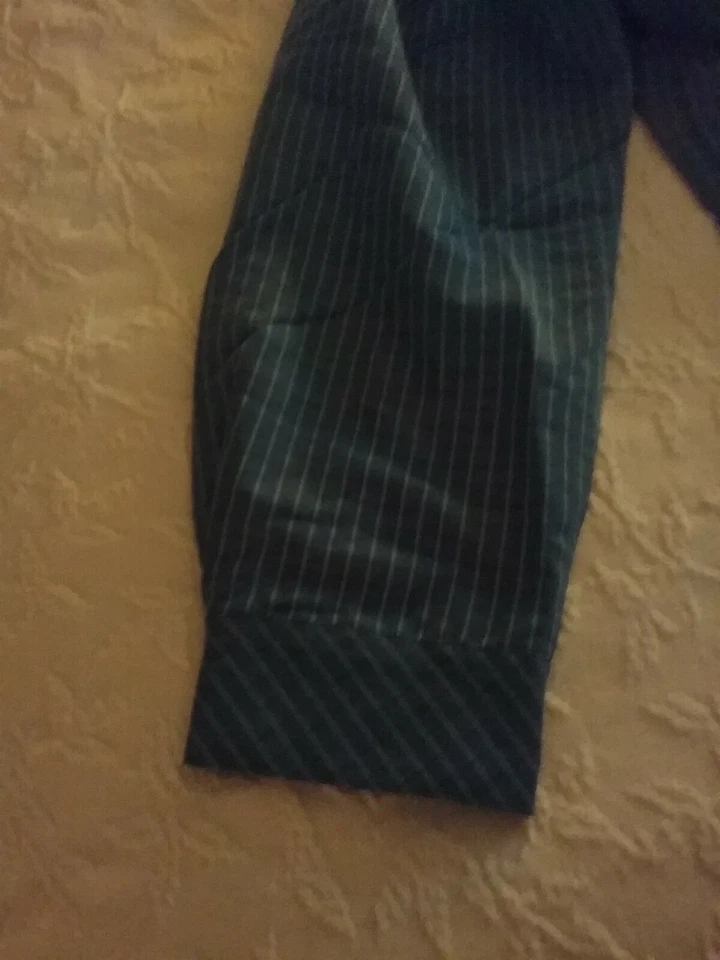 BRANDINI МУЖСКОЙ СИНИЙ И СЕРЫЙ КЛЕТКУ КНОПКА СПЕРЕДИ ПОВСЕДНЕВНОЕ ПЛАТЬЕ РУБАШКА РАЗМЕР XXL, НОВЫЙ С ЯРЛЫКАМИ - Изображение 3 из 4