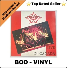 Starz Live In Canada Vinyl LP 1980 Original UK  Heavy Metal America HMUSA46 E X