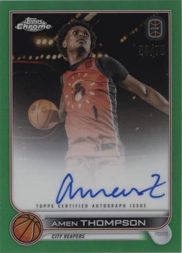 Amen Thompson Auto 2022-23 Topps Chrome OTE #CA-AMT2 Autograph 