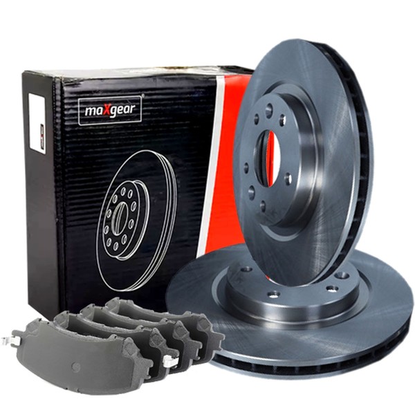 2X Maxgear Bremsscheiben + BeläGe Vorne FüR Nissan Qashqai II Renault Kadjar-image