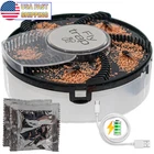 Electric Bug Fly Trap Mosquito Killer Turntable USB Rechargeable Insect Catcher