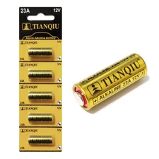 Tianqiu A23 12V Alkaline Battery, Tearstrip (Wholesale) EXP 5/23