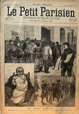 Le Petit Parisien 1896 N° 412 Le Petit Martyr - Insurgents Cubains