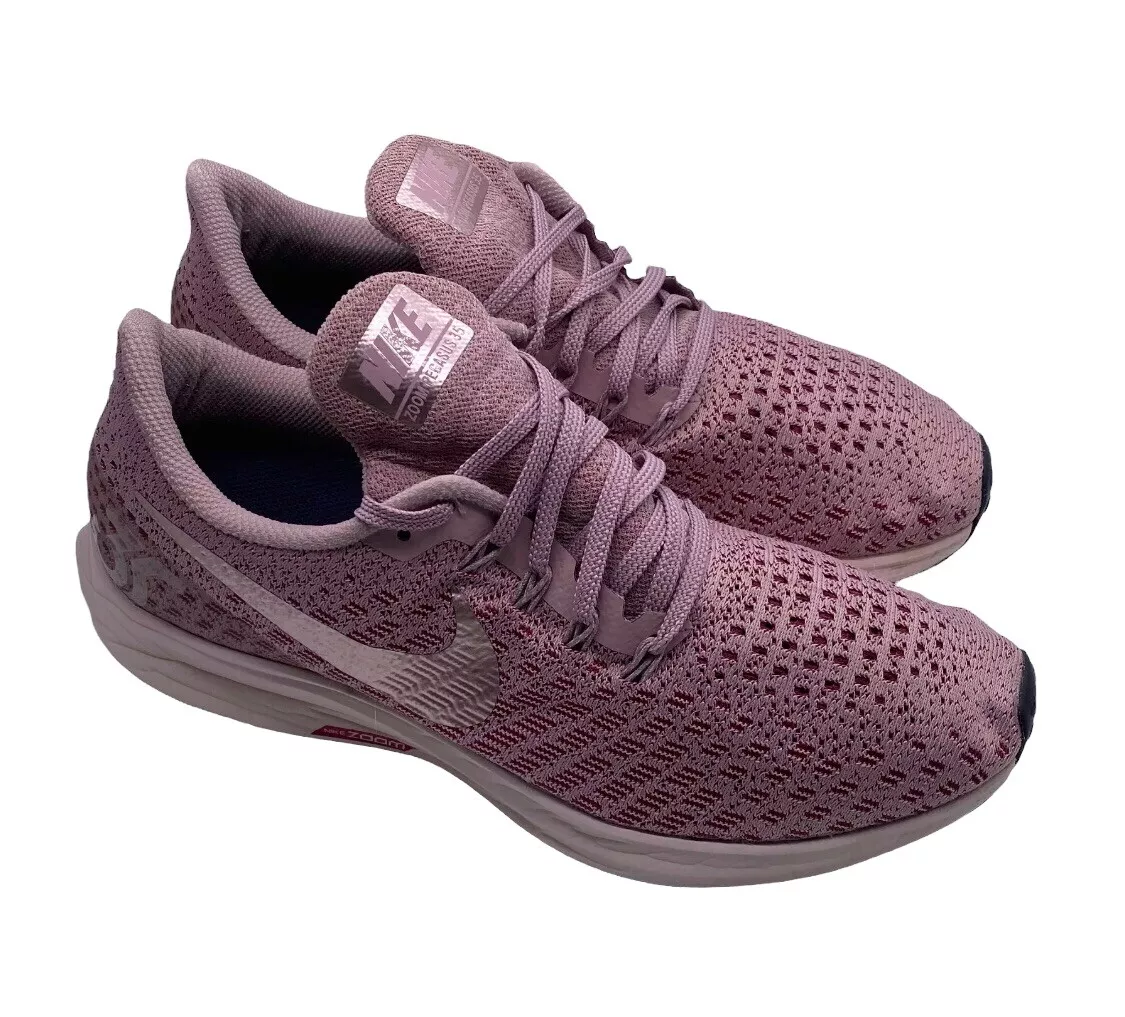 Nike Zoom Pegasus 35 Sneakers Shoes Womens 9.5 Rose Running Trainers ii | eBay