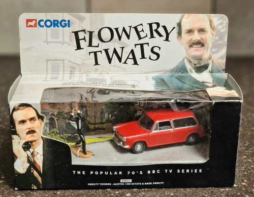 RARE Corgi 00802 'FLOWERY TWATS' headed Edition. Austin 1300 Estate & Basil - Picture 17 of 17