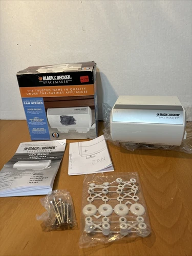 Black & Decker SPACEMAKER CO100WM Under Cabinet Can Opener - White