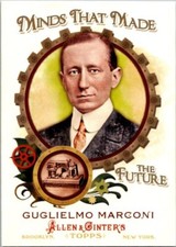 2011 Topps Allen and Ginter Floating Fortresses #MMF28 Guglielmo Marconi