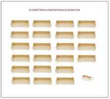 porta bustine 23 cassettine cassette legno decorare da dipingere scatole te the