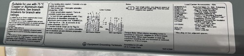 SQUARE D HOM2448M100PCVP ELECTRICAL PANEL 24 SPACES 48 CIRCUITS 100A 2*30A 3*20A - 第 8/9 張圖片
