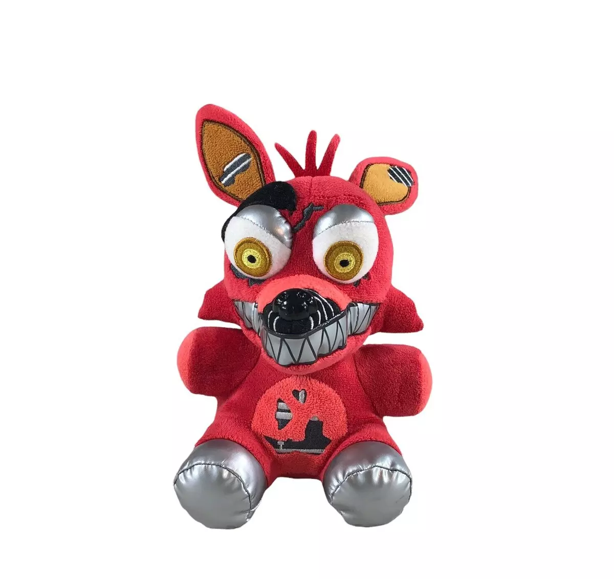 FNAF Five Nights At Freddy's NIGHTMARE FOXY 8 Funko Plush 2017 Red Stuffed  Toy