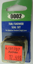 Tub/Shower Seal Set Am. Standard, Single Lever, Brass Craft SL 0002, NOS