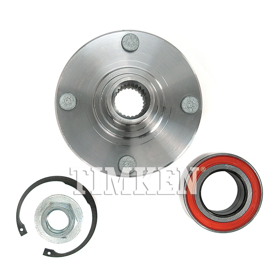 Wheel Bearing and Hub Assembly Front Timken For 2000-2011 Ford Focus FWD - Image 3 of 4