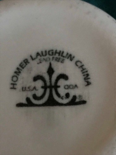 RARO Mini Crema Ristorante Homer Laughlin China Pat. HLC3756 SPEDIZIONE GRATUITA - Foto 5 di 5