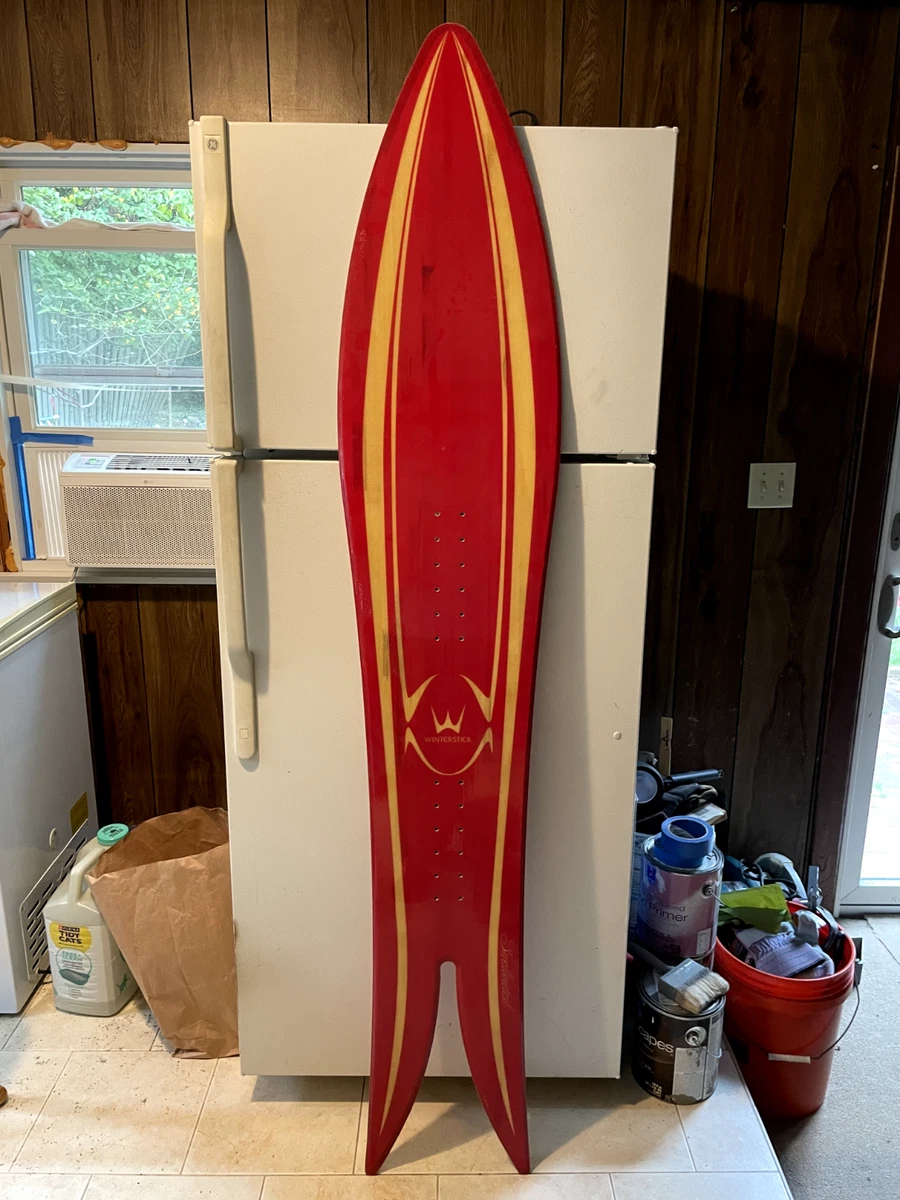 WINTERSTICK スノーボード 赤 WINTERSTICK スノーボード 赤 WINTERSTICK SWALLOWTAIL SNOWBOARD USA