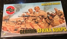 Airfix WWII German Afrika Korps Plastic Model Figures - New in Open Box