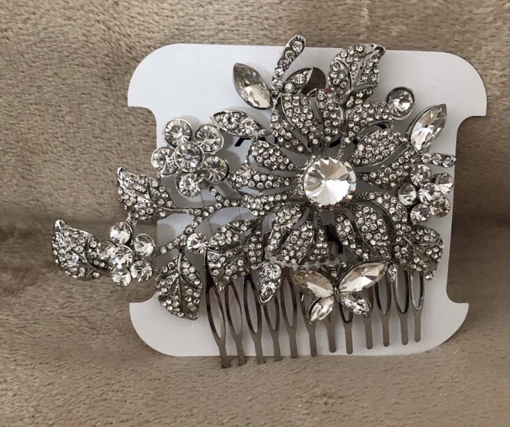 Butterfly Silver Hair Hair Combs for Women for sale | eBay