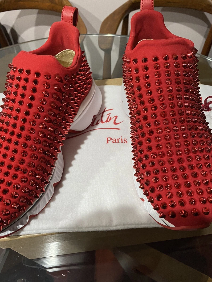 CHRISTIAN LOUBOUTIN SPIKE SOCK SNEAKERS