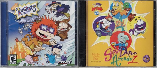 Super Duper 1 and Rugrats Munchin Land Pc New XP A Bunch of Fun Family Games