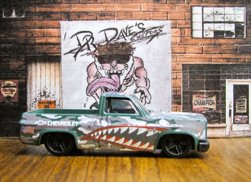 Dr Dave's Customs, Hot Wheels '83 Chevy Silverado, FLYING TIGERS / USAF, C3951