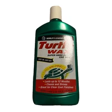1989 TURTLE WAX Super Hard Shell Finish Car Wax Retro Vintage Prop 16 oz