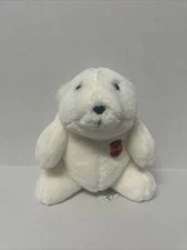 Vintage 1993 Coca-Cola 7" Plush Polar Bear with “Always Coca Cola” Badge Gd2 New