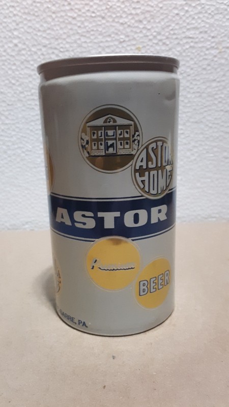 Astor Beer Can, empty