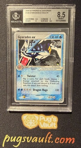 Gyarados Ex Firered Leafgreen English Holo Bgs 8.5