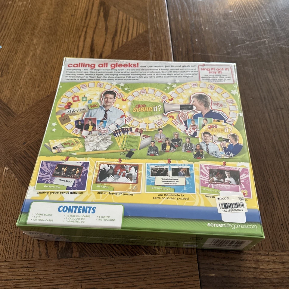 Glee Scene It DVD Game Age 13+,  2+ Players 2011 BRAND NEW FACTORY SEALED  - Image 4 of 4