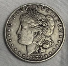 VF 1878-P Morgan Silver Dollar (all original), U.S. Very Fine