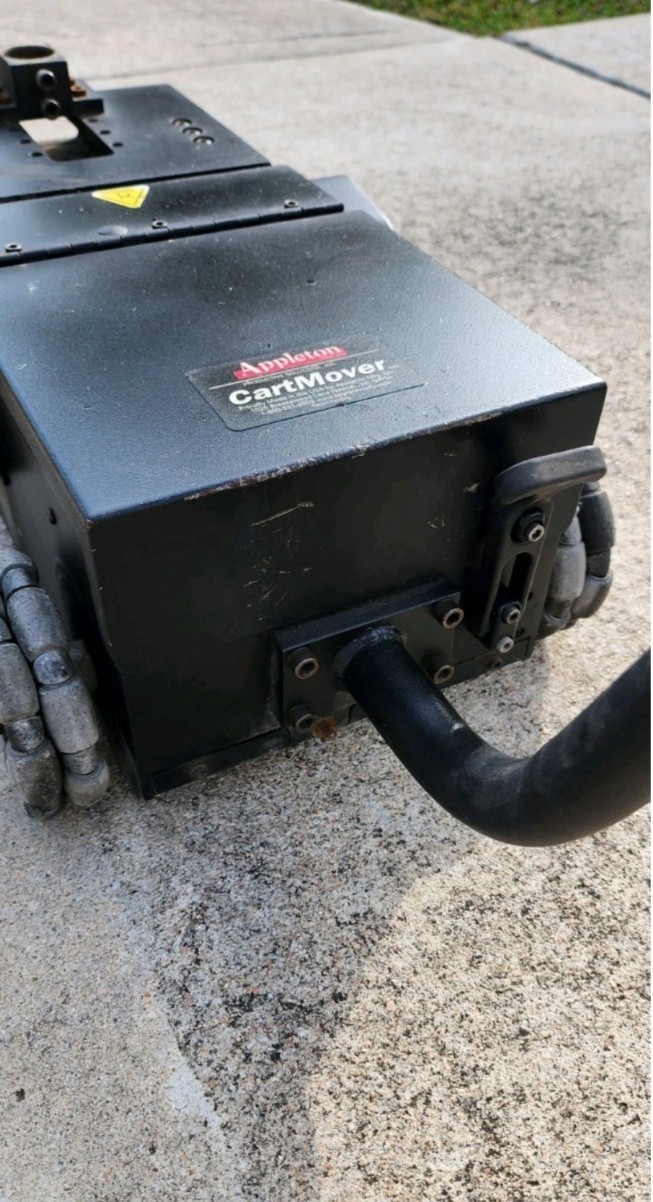 APPLETON CART MOVER BATTERY OPERATED HAS A 24VOLT WITH RECHARGEABLE BATTERY