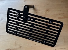 Front Bumper Tow Hook License Plate Mount Bracket Holder With Rubber Frame Front Bumper Tow Hook License Plate Mount Bracket Holder With Rubber Frame