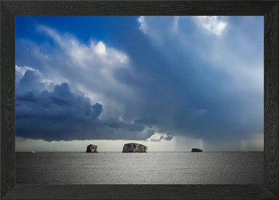 Landschaft von Matsushima Gerahmtes Wandbild Poster Leinwanddruck Bild